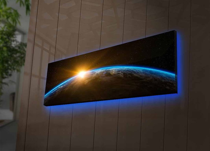 Wallity Lienzo Decorativo Iluminado LED 30x90 cm Multicolor Wallity Lienzo Decorativo Iluminado LED 30x90 cm Multicolor